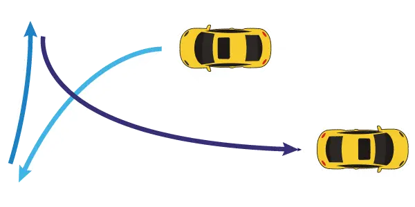 Keren in een smalle straat